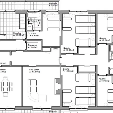 Lägenhet Apolonia 3e Five Bedrooms
